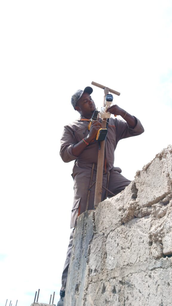 Home 8 Professional CCTV Camera installation in progress